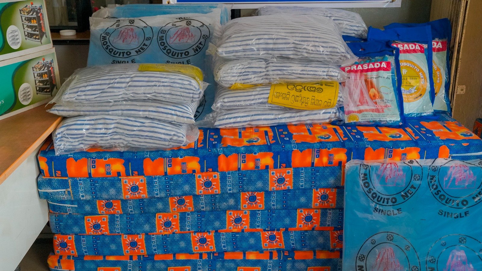 Donation of Pillows, Mattresses, and Mosquito Nets to Wathupitiwala Hospital (2)